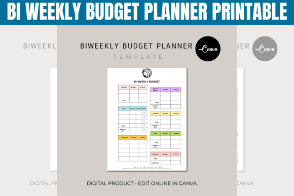 Download Biweekly Budget Planner Printable - Budget planner Collection