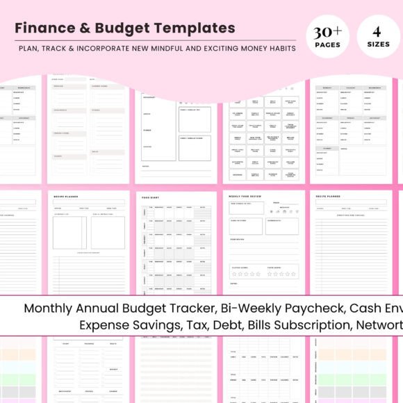 Download Budget Planner Printable Finance Tracker - Budget planner Collection
