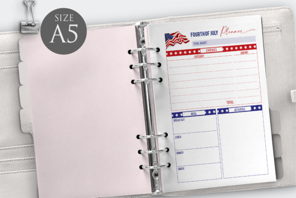 Download Fourth of July Budget Planner - Budget planner Collection