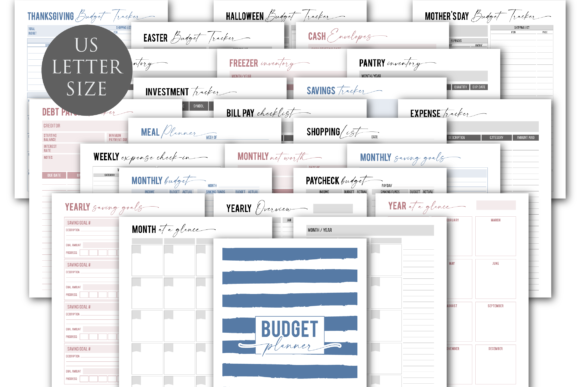 Download Budget Planner Printable / Letter Size - Budget planner Collection