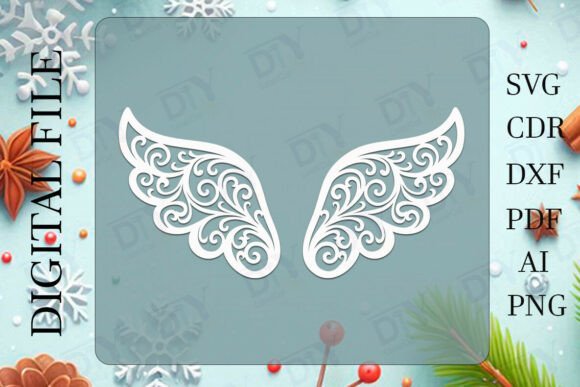 Download Angel Wings DIY Template #15 - Diy Collection